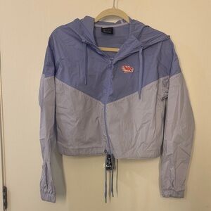 Nike Blue and Gray Hooded Jacket